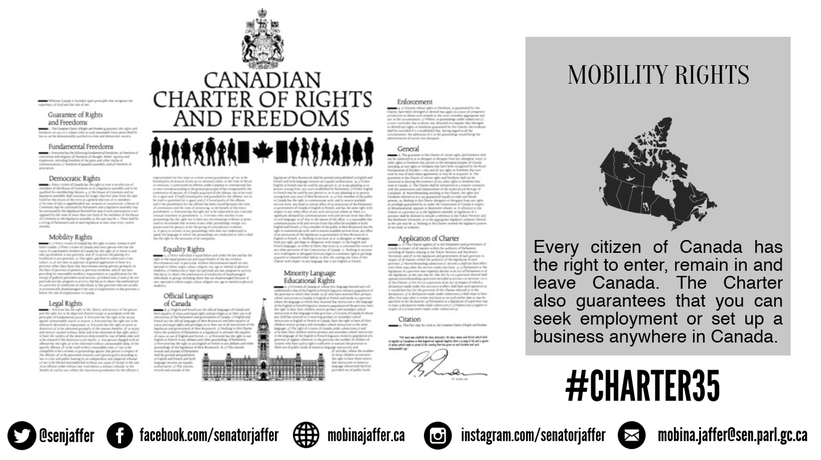 The Canadian Charter of Rights and Freedoms Mobility Rights, Part 1