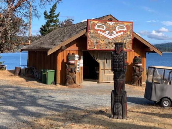 Photo of a Lodge at William Head Institution near Victoria, British Columbia